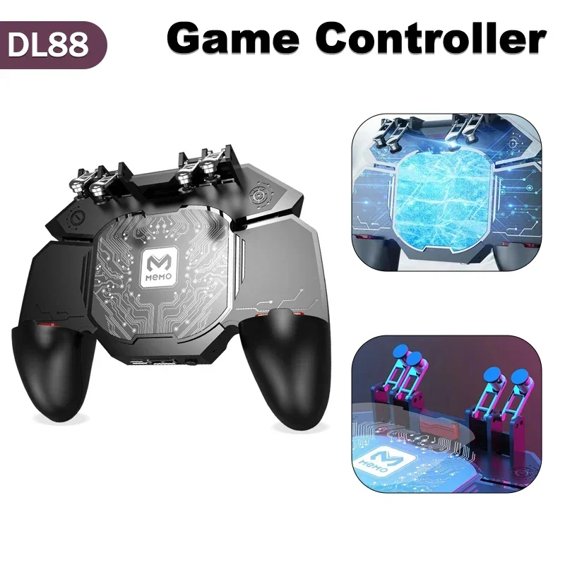 Gaming Console For Phone - MEMO DL88 โทรศัพท์มือถือ Cooler พัดลมเกมคอนโทรลเลอร์สําหรับ 6