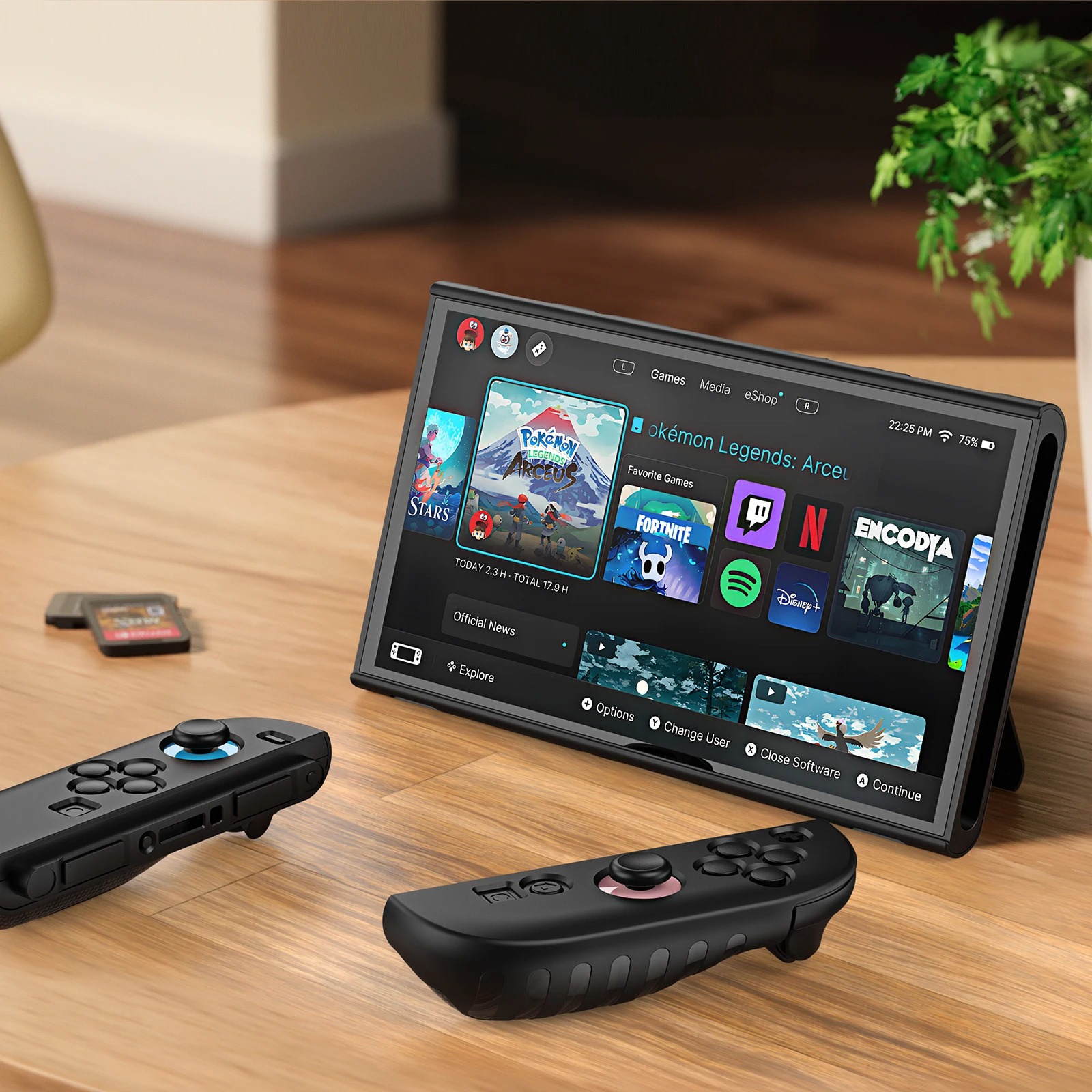 Gaming Console Latest - เคส TPU+PC ป้องกันการตกกระแทก สำหรับเครื่องเล่นเกมพกพา ป้องกันการลื่น ปกป้องรอบด้าน