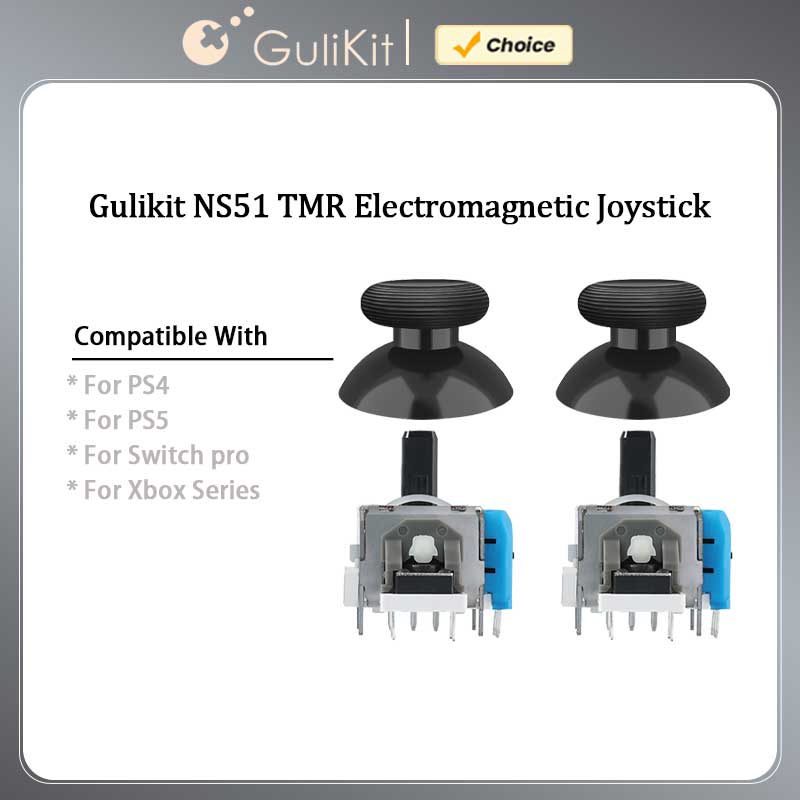 Gaming Console In Tv - จอยสติ๊ก GuliKit NS51 TMR พร้อมฝาครอบจอยสติ๊ก อุปกรณ์เสริมสำหรับ