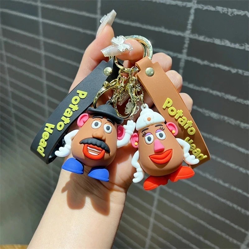 Gaming Console Keychain - พวงกุญแจการ์ตูนอนิเมะ DSN ทอย สตอรี่ มิสเตอร์ โปเตโต้เฮด