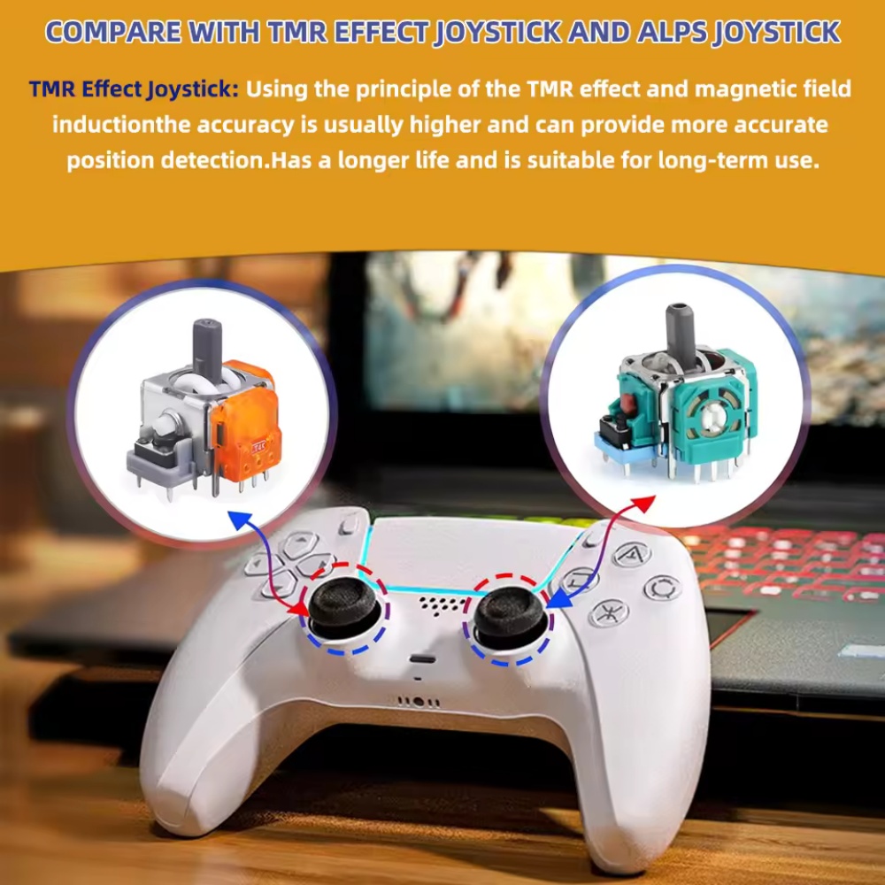 อะนาล็อกสติ๊ก 3 มิติ สำหรับจอย - Gaming Console Tv บทวิจารณ์และราคา