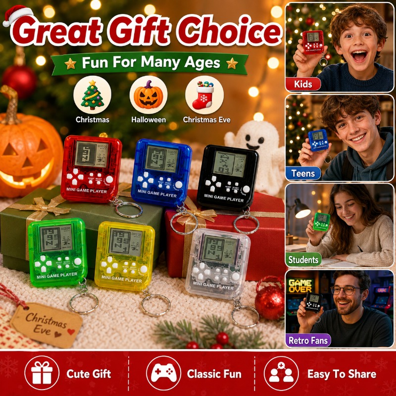 เครื่องเล่นเกมมินิเททริสแบบพกพ - Gaming Console Keychain บทวิจารณ์และราคา