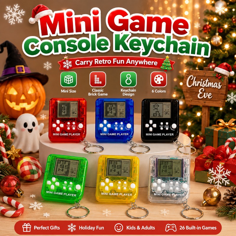 เครื่องเล่นเกมมินิเททริสแบบพกพ - Gaming Console Keychain บทวิจารณ์และราคา