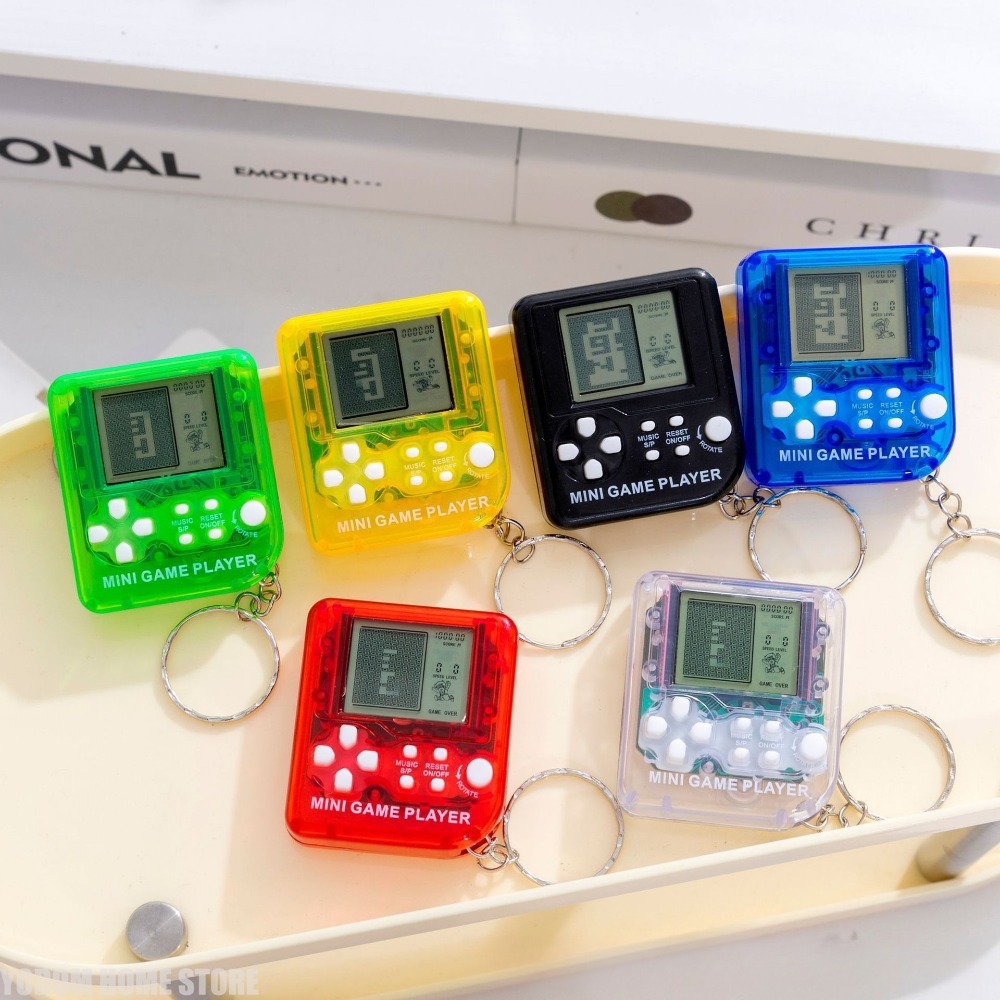 เครื่องเล่นเกมพกพา Tetris สไตล - Gaming Console Keychain บทวิจารณ์และราคา